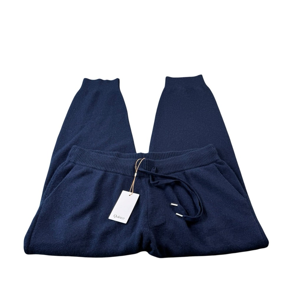 Quince Mongolian Cashmere Blue Men's Sweatpant Size XL NWT
